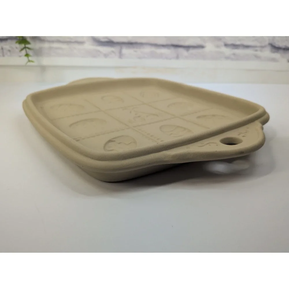 1993!🌿Brown Bag Cookie Art Easter Shortbread Mold Stoneware Cookie CottageBaker